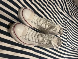 Converse All Star High Top Sneakers White Used Condition