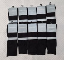 NEU! 10x Long Socks Maddison Socken Schwarz Gr. 39-42