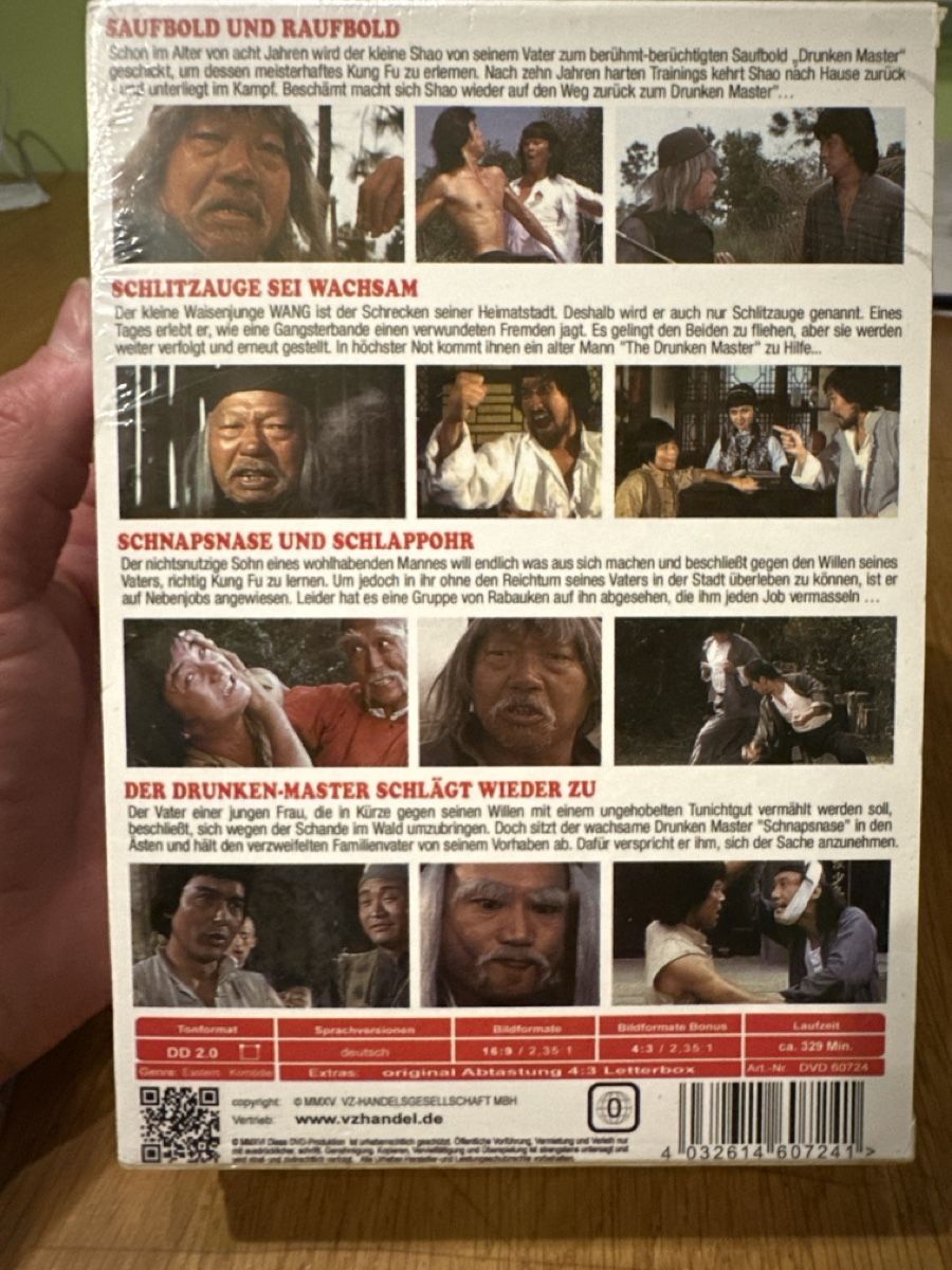Tutti i DVDs: Drunken Master das Original 6 DVD Box Set neu – Nuovo e nell'imballaggio originale da Benken ZH venduto da Audi-erich 2