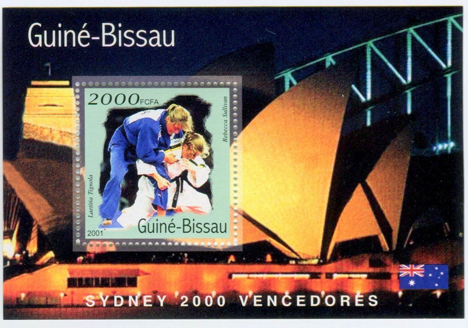 Tous les timbres: Block "Judo". Guinea-Bissau. – Neuf avec emballage d'origine à Basel par Butsch5