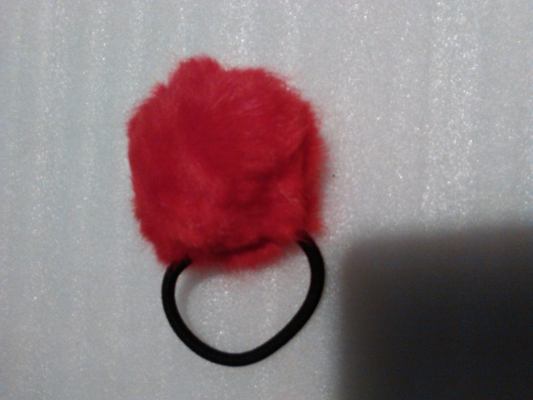 Accessori per capelli: HAARGUMMI;ROT PELZ – Nuovo (secondo la descrizione) da Basel venduto da bijoutrie_4 5