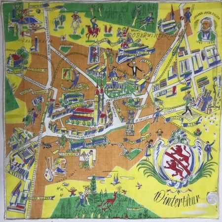Taschentuch Winterthur 60er