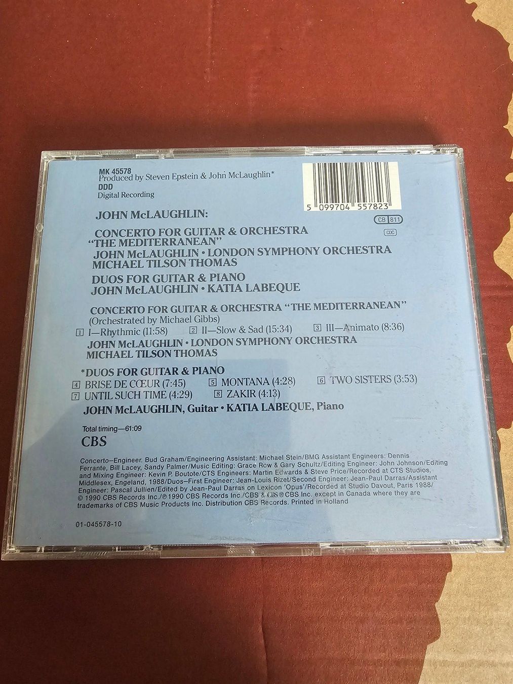CD: CD - John McLaughlin... - Concerto For Guitar & Orchestra... – Usato da Biberist venduto da Foolio0 1