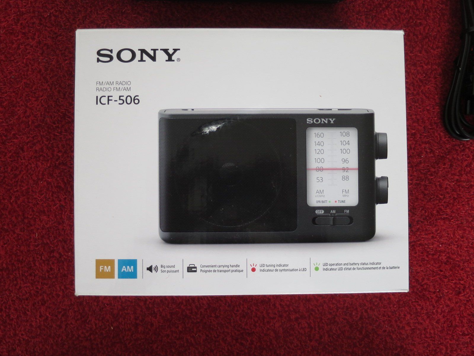 Sony Radios: UKW Radio Sony ICF-506 – Gebraucht aus Beromünster von  2
