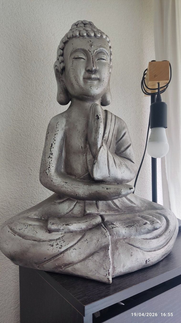 Statuette: Buddha argento 80 cm perfetta per un tocco zen – Usato da Wädenswil venduto da Margarida8038