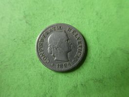 Schweiz 1894, 5 Rappen