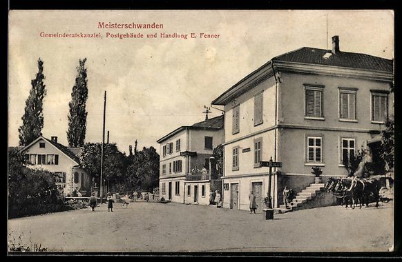 Ansichtskarten: Meisterschwanden, Handlung E. Fenner, Ge – Gebraucht aus Berlin von bartko-reher