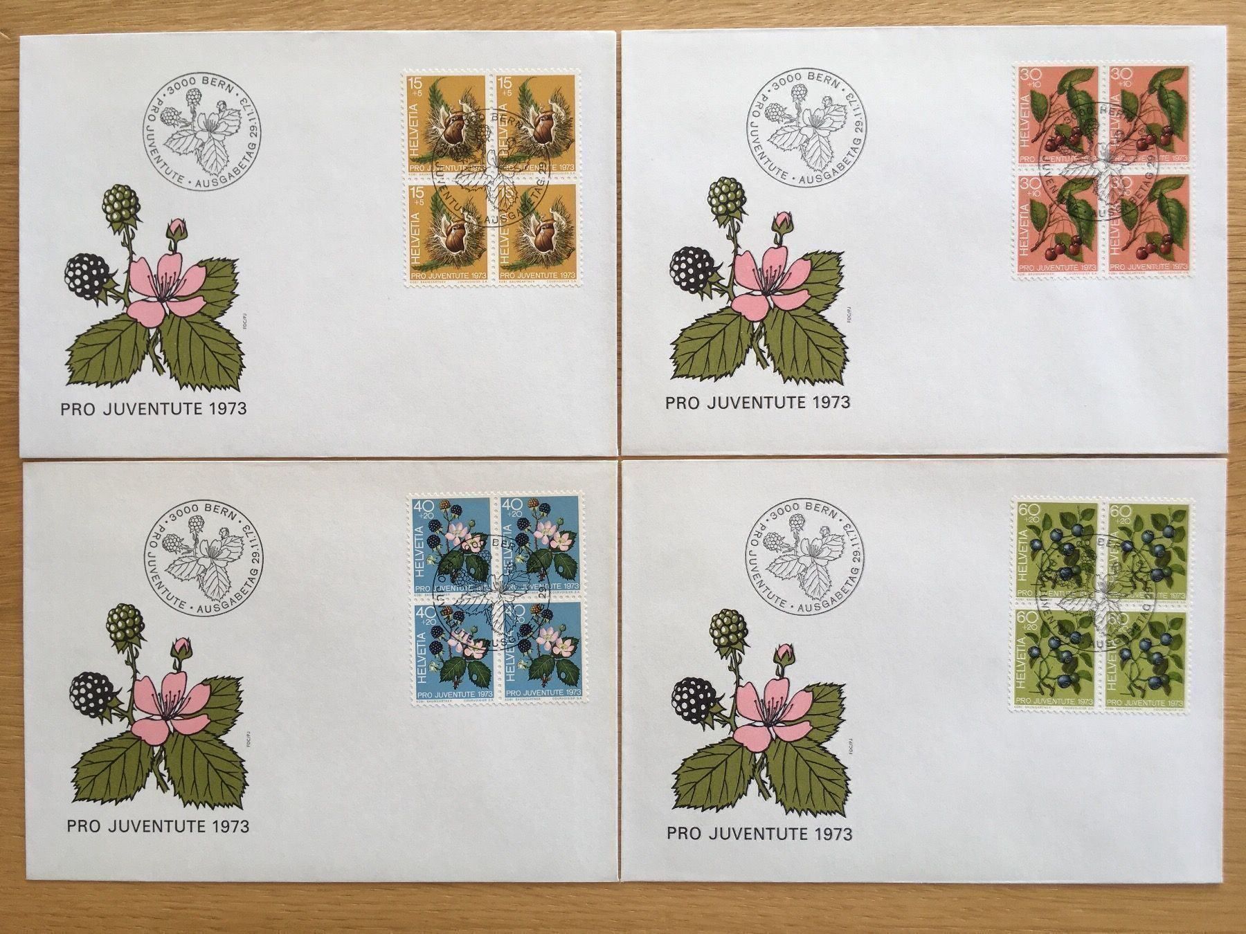 Tutti i francobolli: PRO JUVENTUTE 1973 FDC Block Serie – Nuovo (secondo la descrizione) da zürich venduto da Cf8000