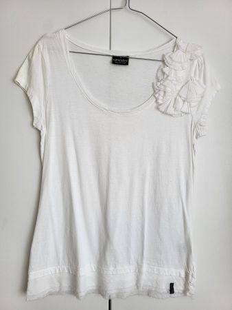 Naturaline Damen T-Shirt Gr. M - weiss, Bio Baumwolle
