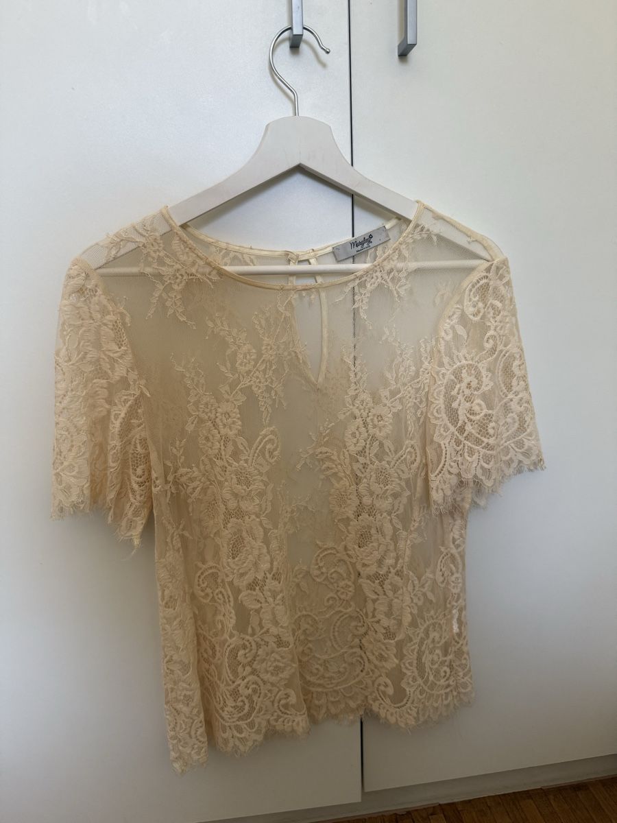 Tops: Blouse en dentelle  – Neu (gemäss Beschreibung) aus Genève von van_yjj2