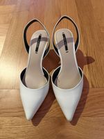 Elegante Slingpumps von Zara Basic, Weiss, Grösse 36