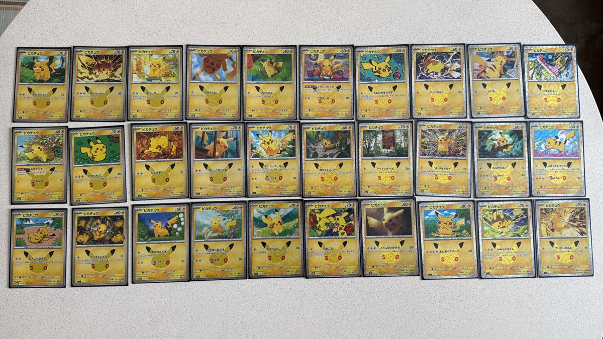 Pokémon Carte collezionabili: 30th Pokemon Anniversary Pikachu Full Set JP – Nuovo e nell'imballaggio originale da Niederbipp venduto da Mil.ic
