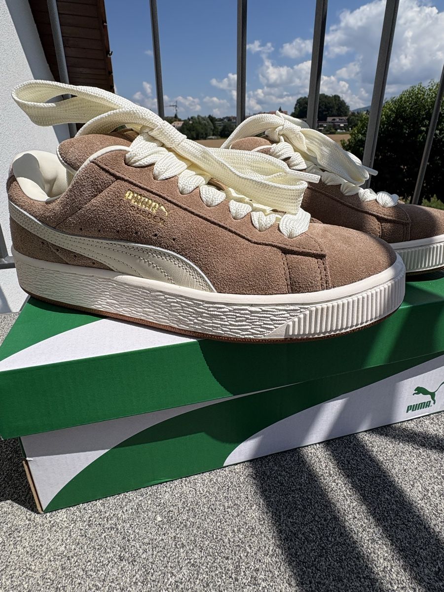 Scarpe da uomo: Puma Suede XL Blush Wns/ Coffee Alpine Snow/ NEU und OV – Nuovo (secondo la descrizione) da Wolfhausen venduto da lala_wolfhausen