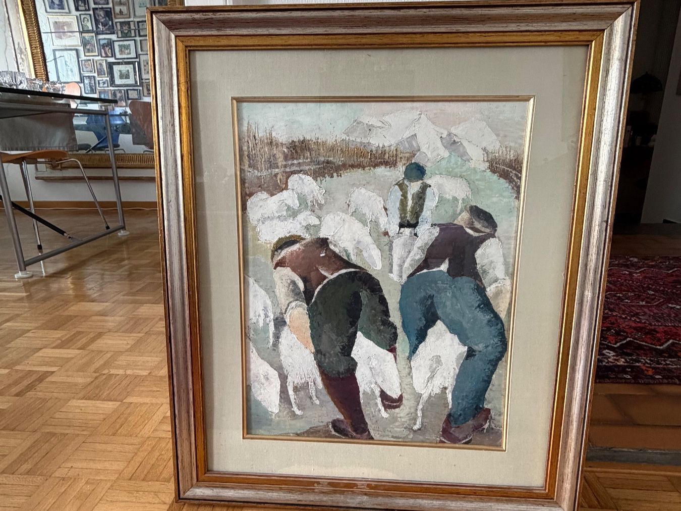 Dipinti: Alfonso Silba, Sardinen Ölgemalde,  1978 – Usato da Luzern venduto da Lampion 1