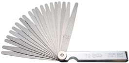 Präzisions-Fühlerlehren, Edelstahl Klinge, 20 Blatt