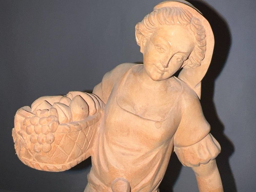 Sculture & Statue: Holzskulptur "Mutter mit Kind", Schnitzerei – Usato da Reinach BL venduto da Dahoo 7