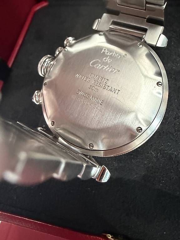 Cartier Uhren: Cartier Pasha Chronograph Quarz – Gebraucht aus Zürich von timeio-swapwatch 7