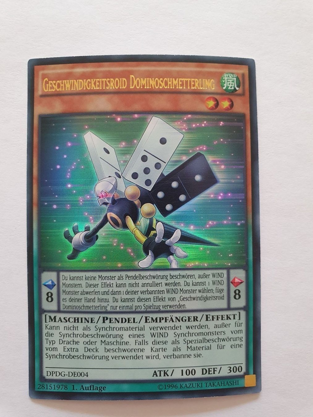 Yugioh Cartes à collectionner: Geschwindigkeitsroid Dominoschmetterling – D'occasion à Oberdorf BL par BaldenEagle