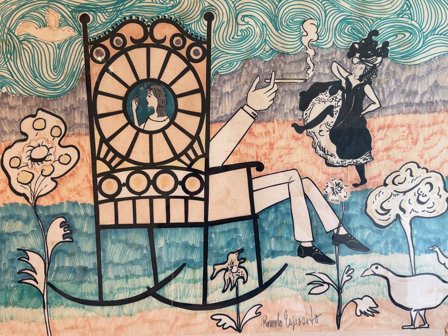 Dipinti: ROMOLO ESPOSITO ** 1913 - 1991 – Usato da Basel venduto da PAUL_ART 5