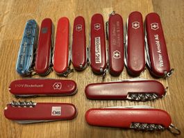 Victorinox Taschenmesser Konvolut 12 Stück gebraucht