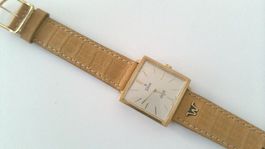 Vintage Herren Uhr Edox aus den 60er, vergoldet, Handaufzug