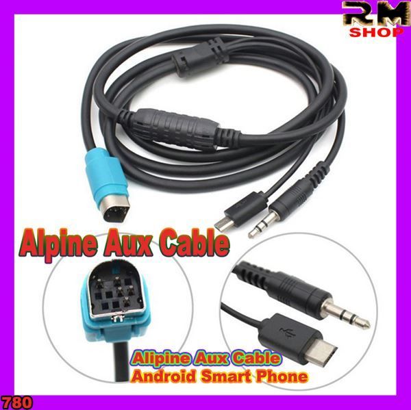 Kabel: Alpine Aux Kabel für Android Smartphones – Neu und originalverpackt aus Unterägeri von RmOnline