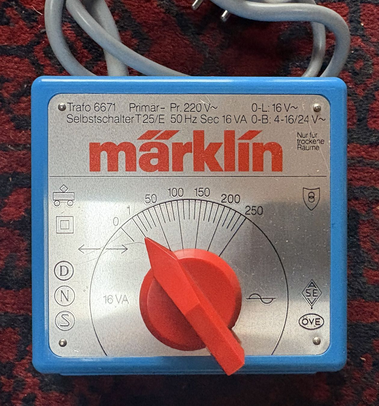Märklin Modellini di ferrovie: Märklin H0 6671 Transformator – Usato da Ebnat-Kappel venduto da pourlemerite 2