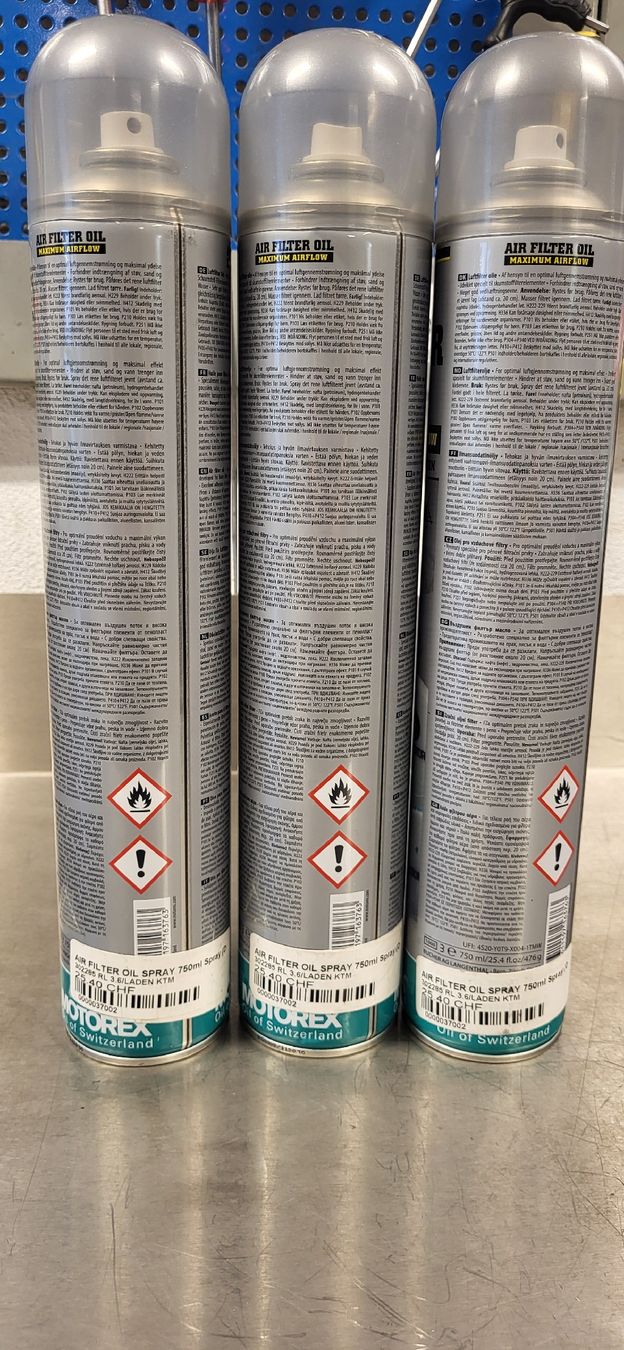 Motorex Oli & Additivi: Motorex air filter oil – Nuovo e nell'imballaggio originale da Le Noirmont venduto da lio_mh2x 1