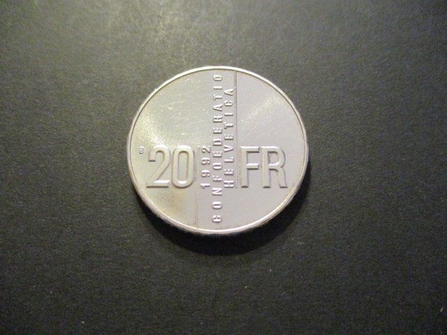 Tutti le monete: 20.- Fr 1992 Unz. Neuve  Top du Top – Nuovo (secondo la descrizione) da Lovens venduto da Jelmi