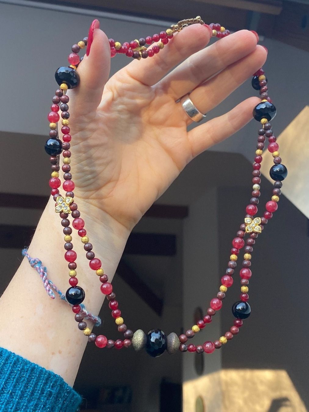 Ketten: Unikat - Jaspis, Jade, Onyx SET - NEU – Neu (gemäss Beschreibung) aus Basel von Chili007 5