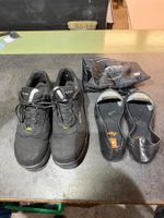 Sicherheitsschuhe Elten schwarz mit Überziehschuhen Gr M