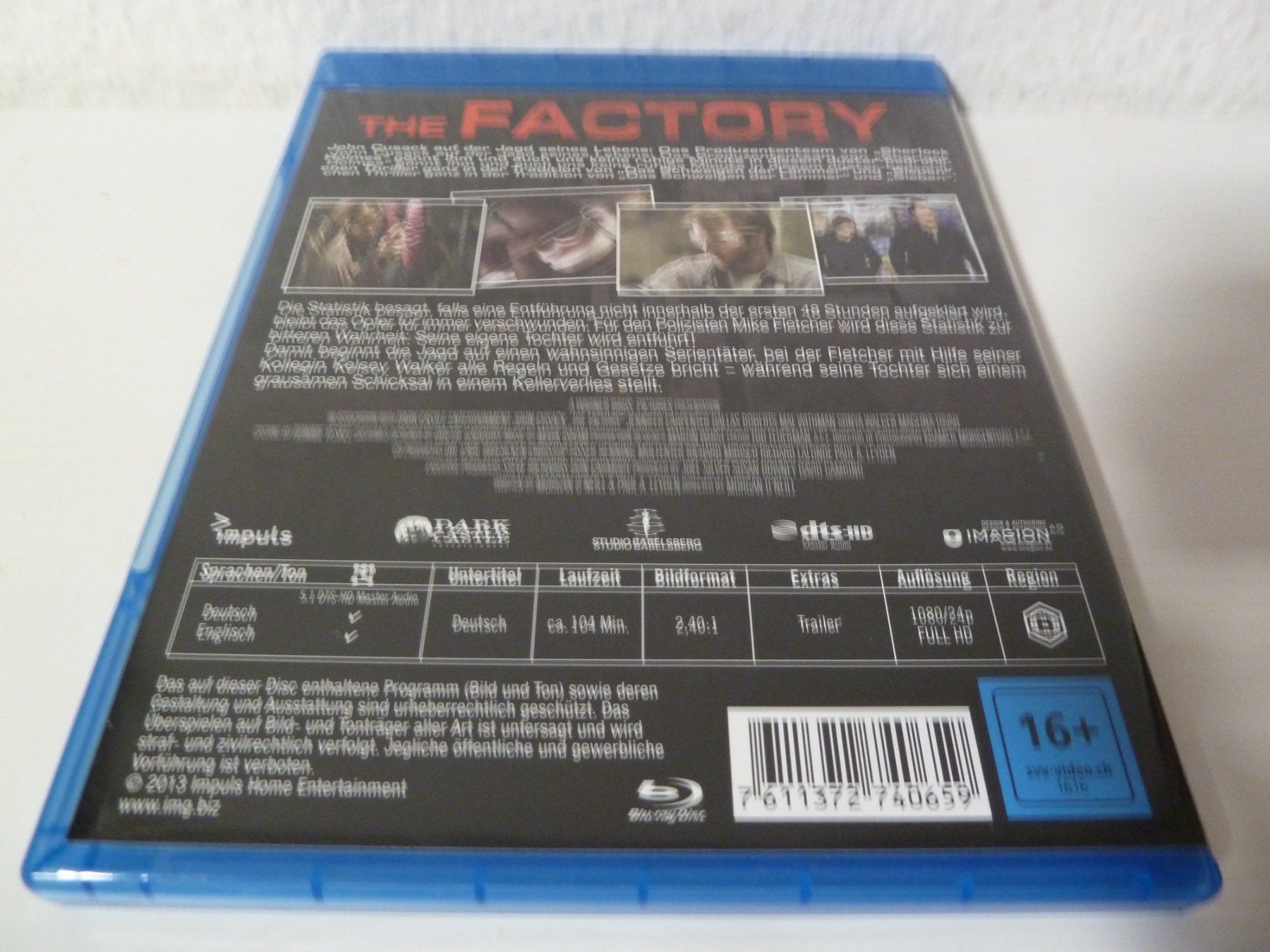 Tutti i DVDs: The Factory  [Blu-ray] – Usato da Abtwil SG venduto da pfu_87nc 1