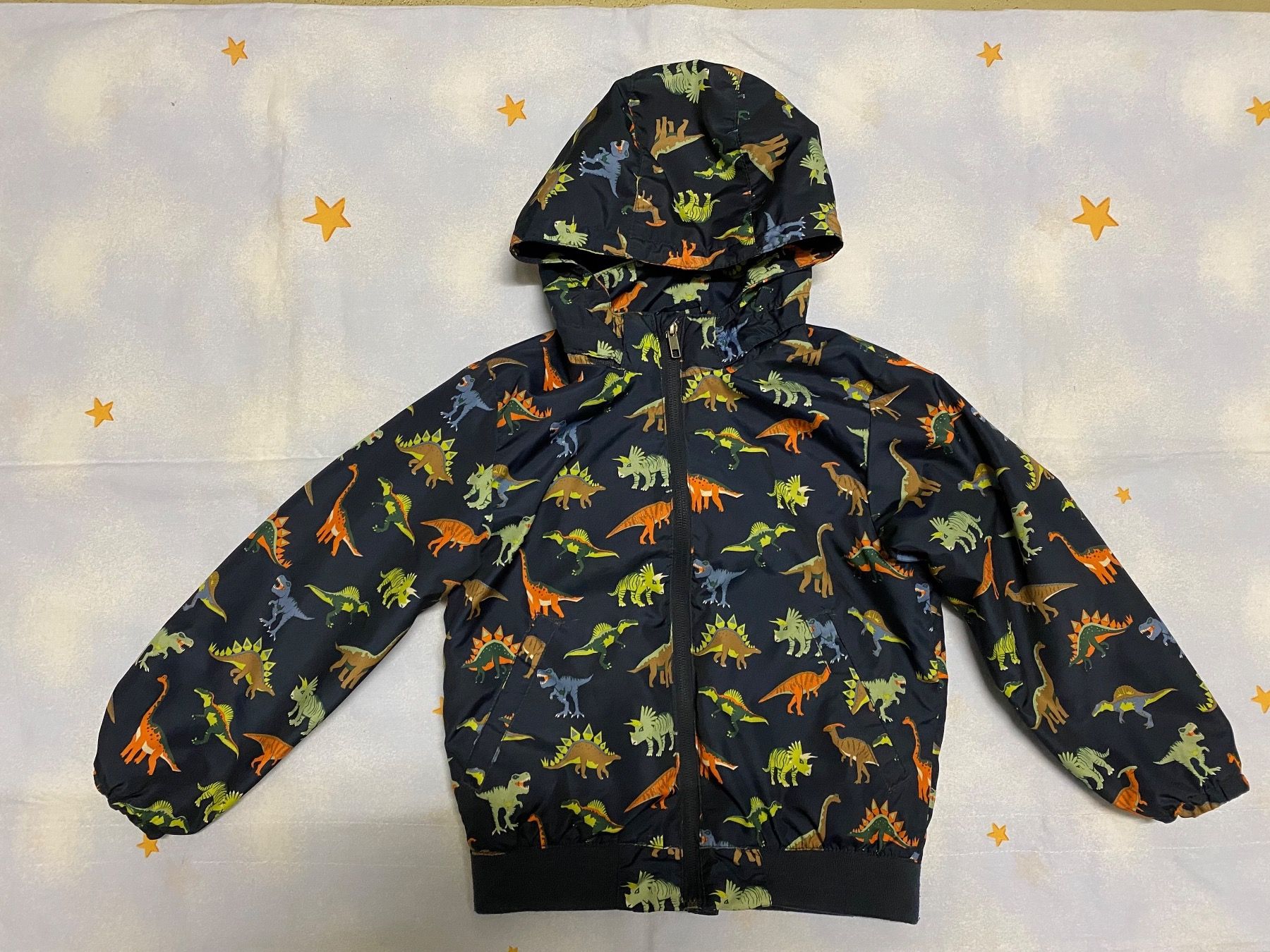 H&M Jacken & Mäntel: Regenjacke mit Dinosauriern Grösse 110/116 – Gebraucht aus Sissach von SV-650