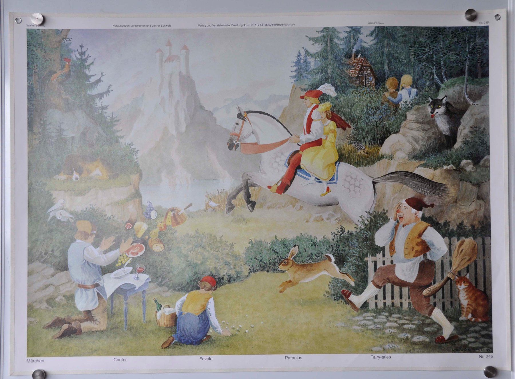 Foto & Immagini: Schulwandbild 245 Märchen Walter Schmid 1995 – Usato da Härkingen venduto da sammelbecken