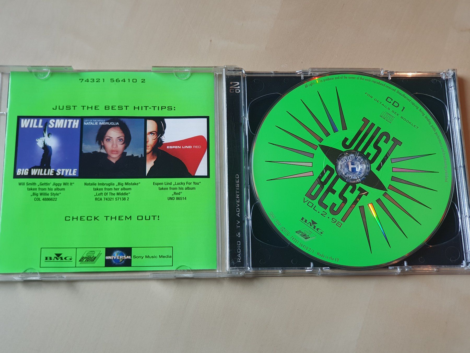 CD: Just the Best 2/98 – Usato da Stansstad venduto da collectorsshop 2