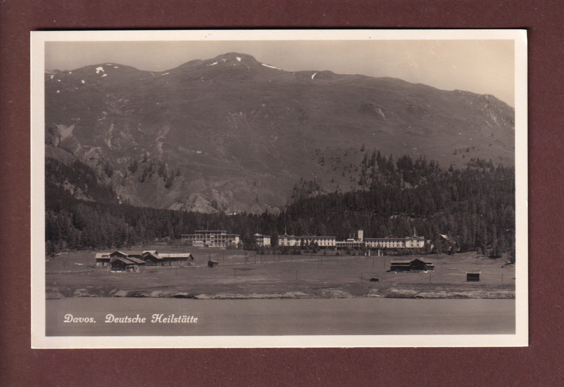 Cartoline postali: DAVOS - Deutsche Heilstätte – Usato da Pully venduto da nicecards