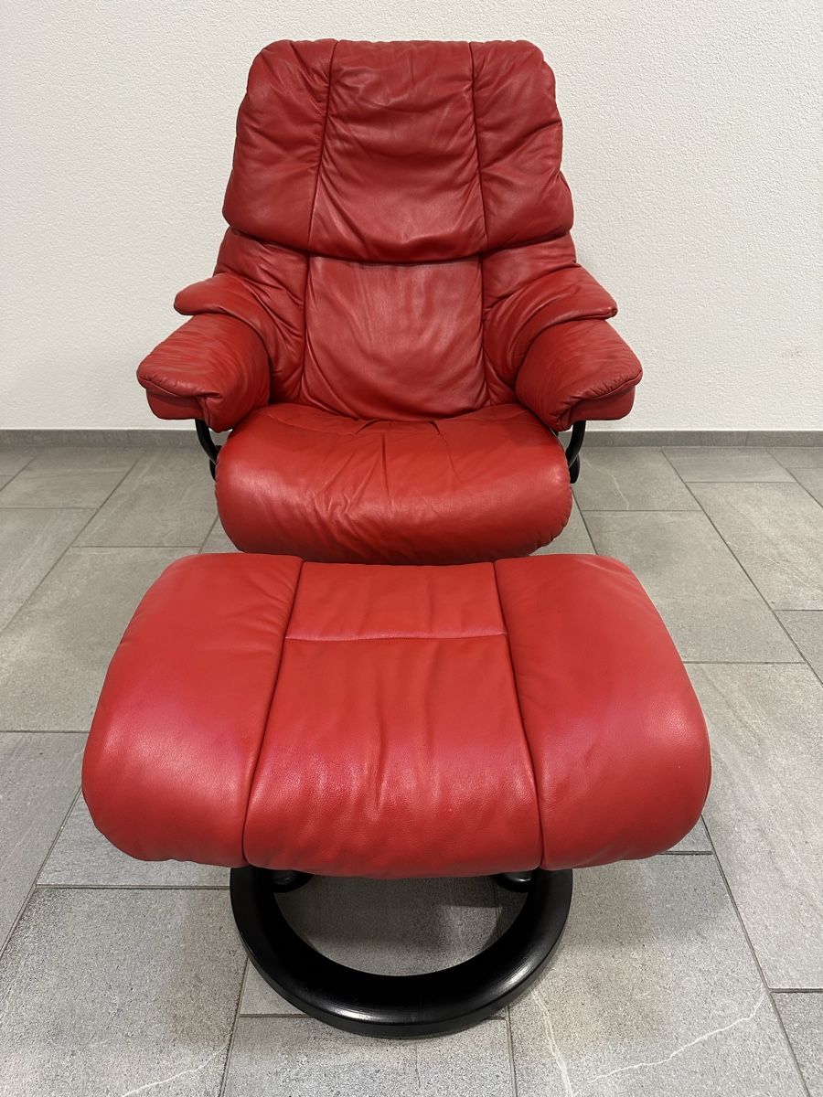 Stressless Poltrone: Stressless Sessel inkl. Hocker – Usato da Biberist venduto da tob_r9tj