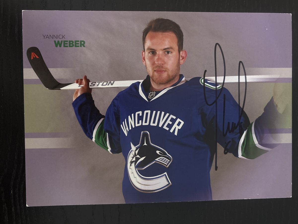 Autografi: Yannick Weber Autogrammkarte - Saisonschluss Schnäppchen! – Usato da Uetendorf venduto da hoisle