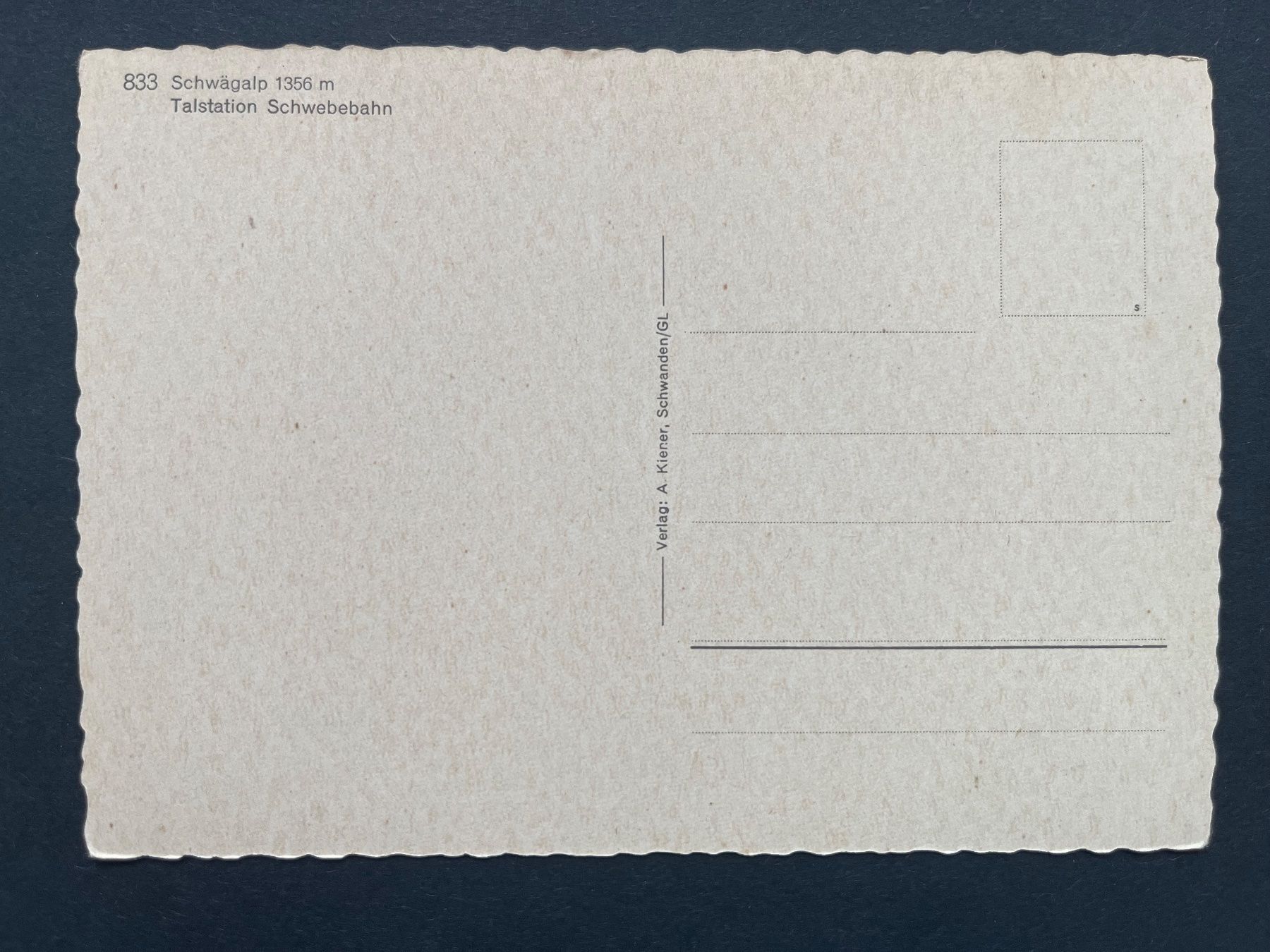 Cartoline postali: Schwägalp, Talstation Schwebebahn, Oldtimer Autos – Usato da Ostermundigen venduto da DaxKarten-75 1