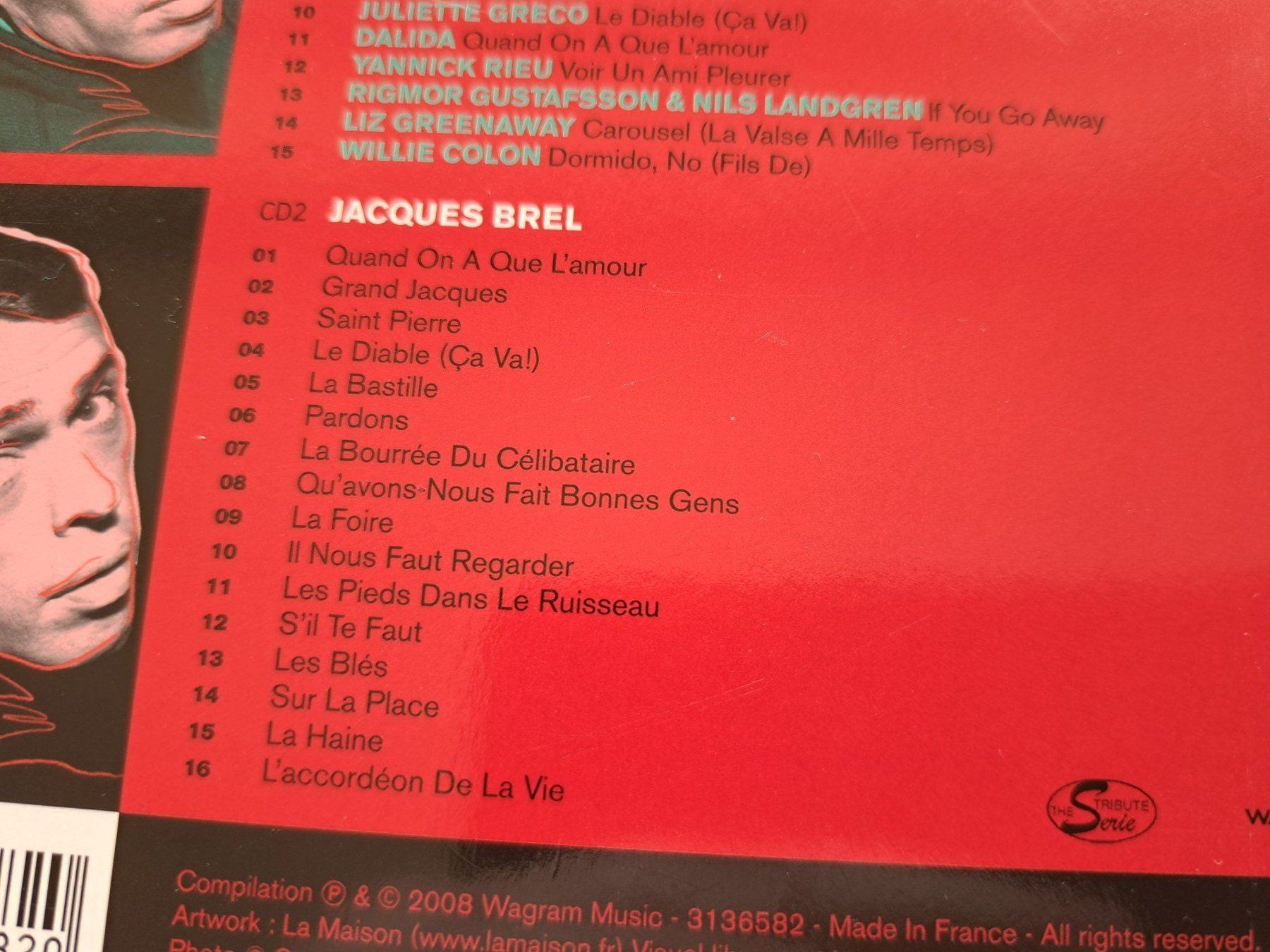 CDs: Cd Jacques Brel - Tribute to  – D'occasion à Pully par bro_n52j 3