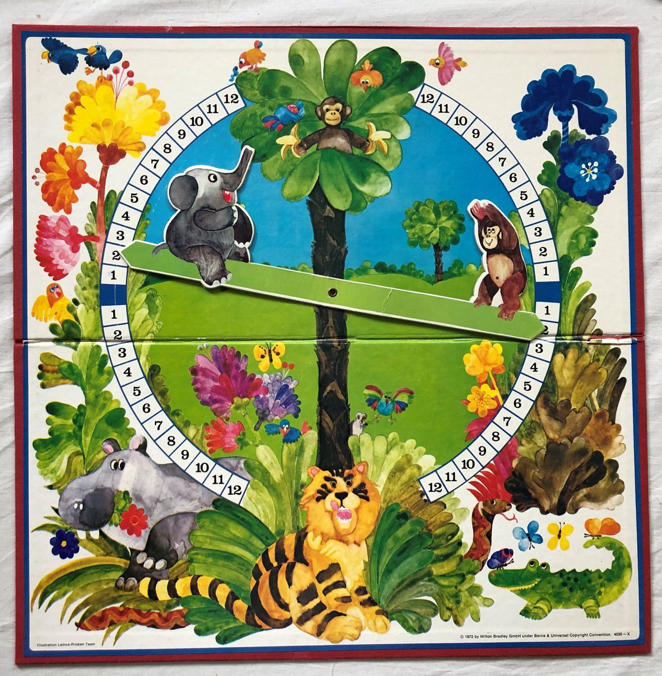 Giochi: Urwald-Schaukel - MB Spiele - 1972 – Usato da Schaffhausen venduto da durruti 4