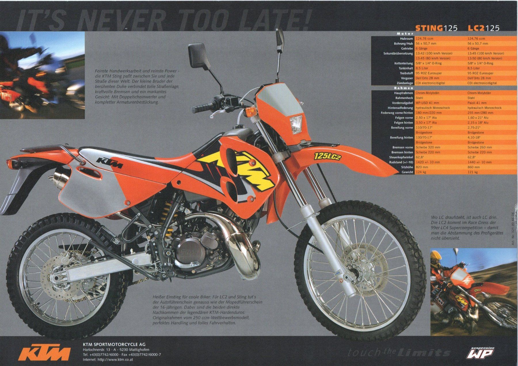 KTM Enduro: KTM Sting / LC2 - Originalprospekt – Gebraucht aus Malans GR von Chueche427 1