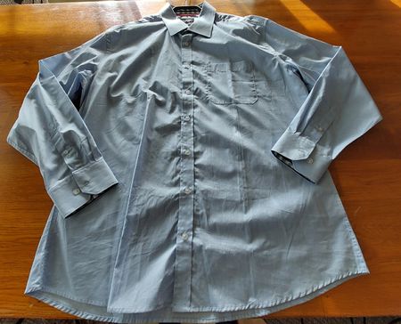 James&Nicholson Hemd, hellblau, XL, neu!