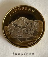 Schweizer Gedenkmünze Jungfrau 2005, 10 Fr, Top Zustand