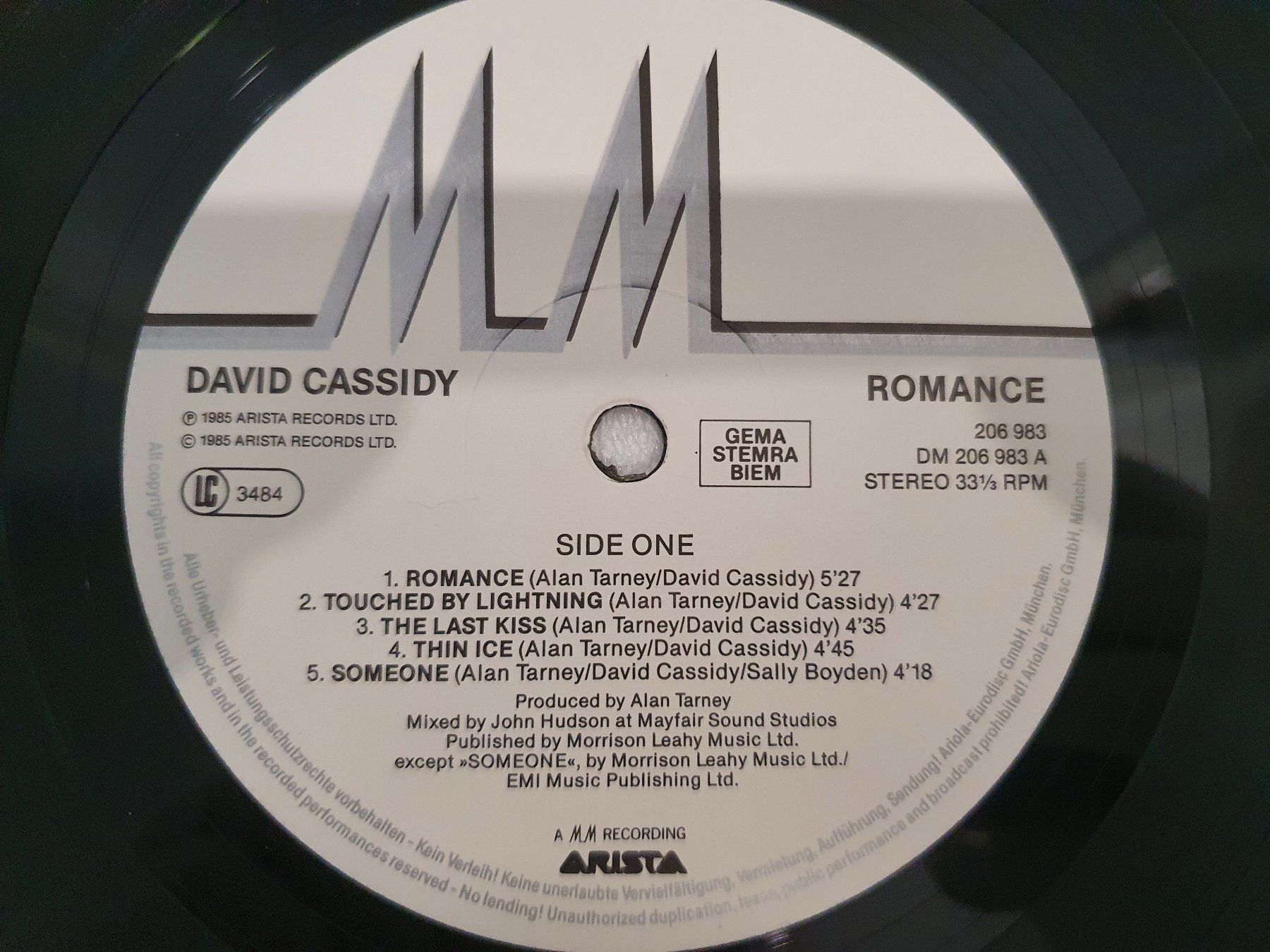 Dischi in vinile: David Cassidy – Romance – Usato da Uster venduto da Vinyl-Leidenschaft 6