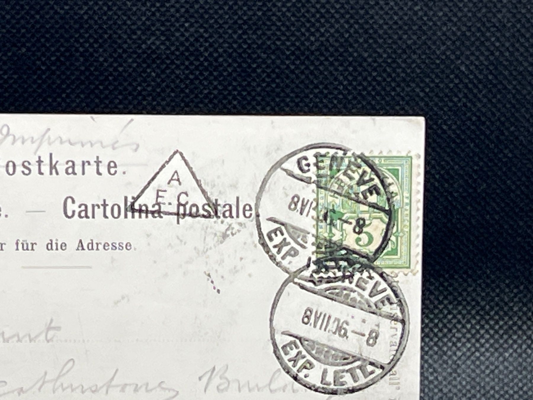 Cartoline postali: Genève - Quai du Mont-Blanc – Usato da Widnau venduto da Brusi9 2