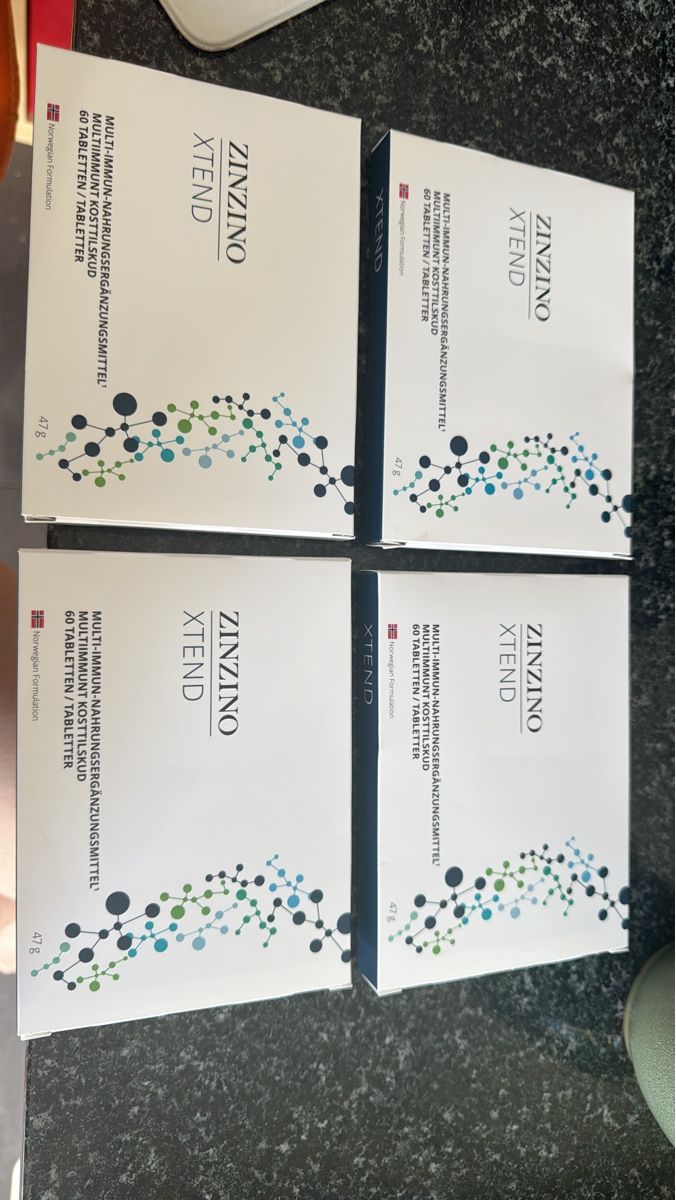Zinzino Cibi & Specialità: Zinzino Xtend - 4Pack a 60 Tabletten - Multi-Immun Nahrung – Nuovo e nell'imballaggio originale da Vilters venduto da tha-tha
