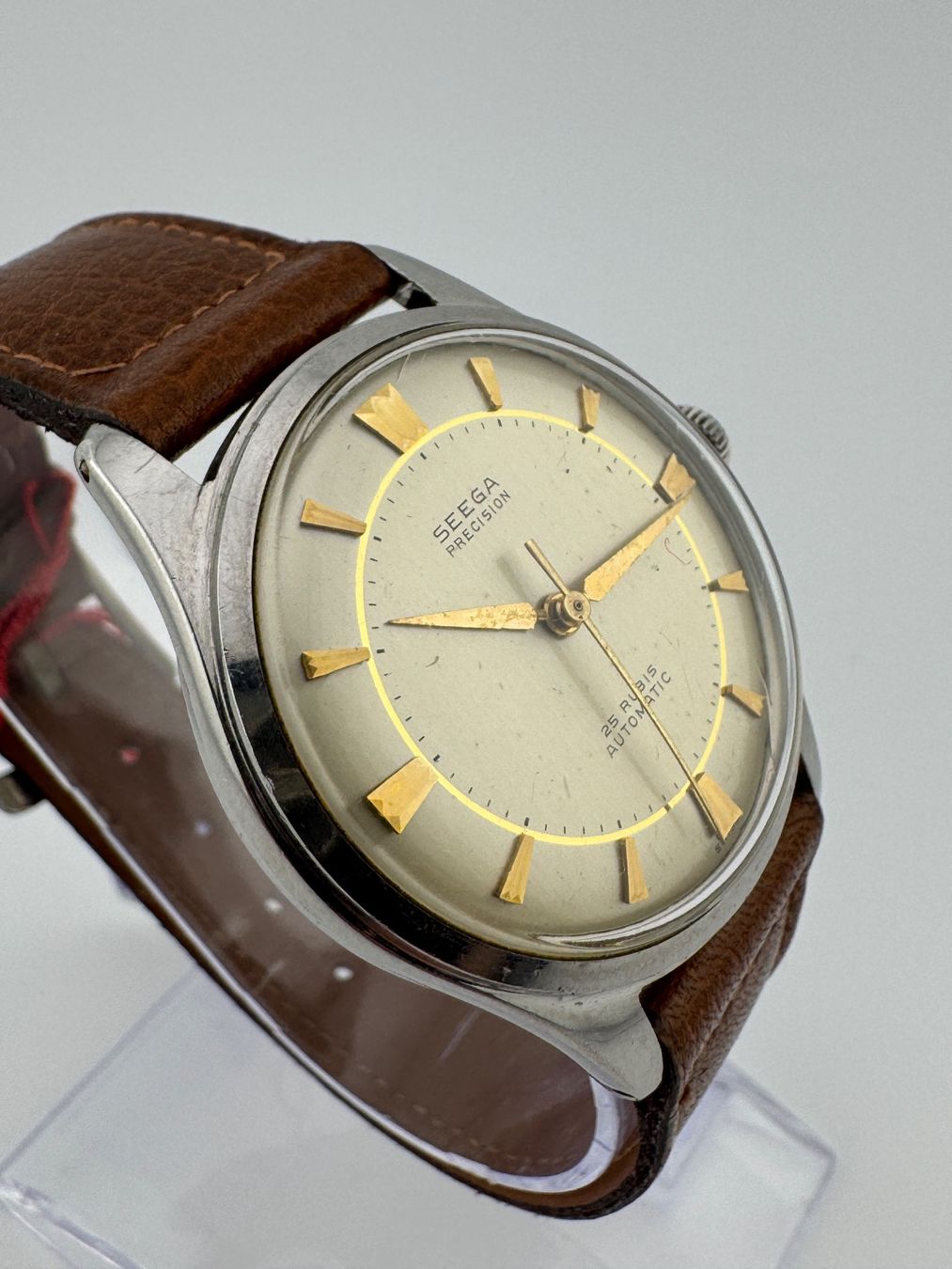 Swiss Orologi: Seega Precision Automatic tres rare herrenuhr gross – Usato da Biel/Bienne venduto da upi_7vwn 5