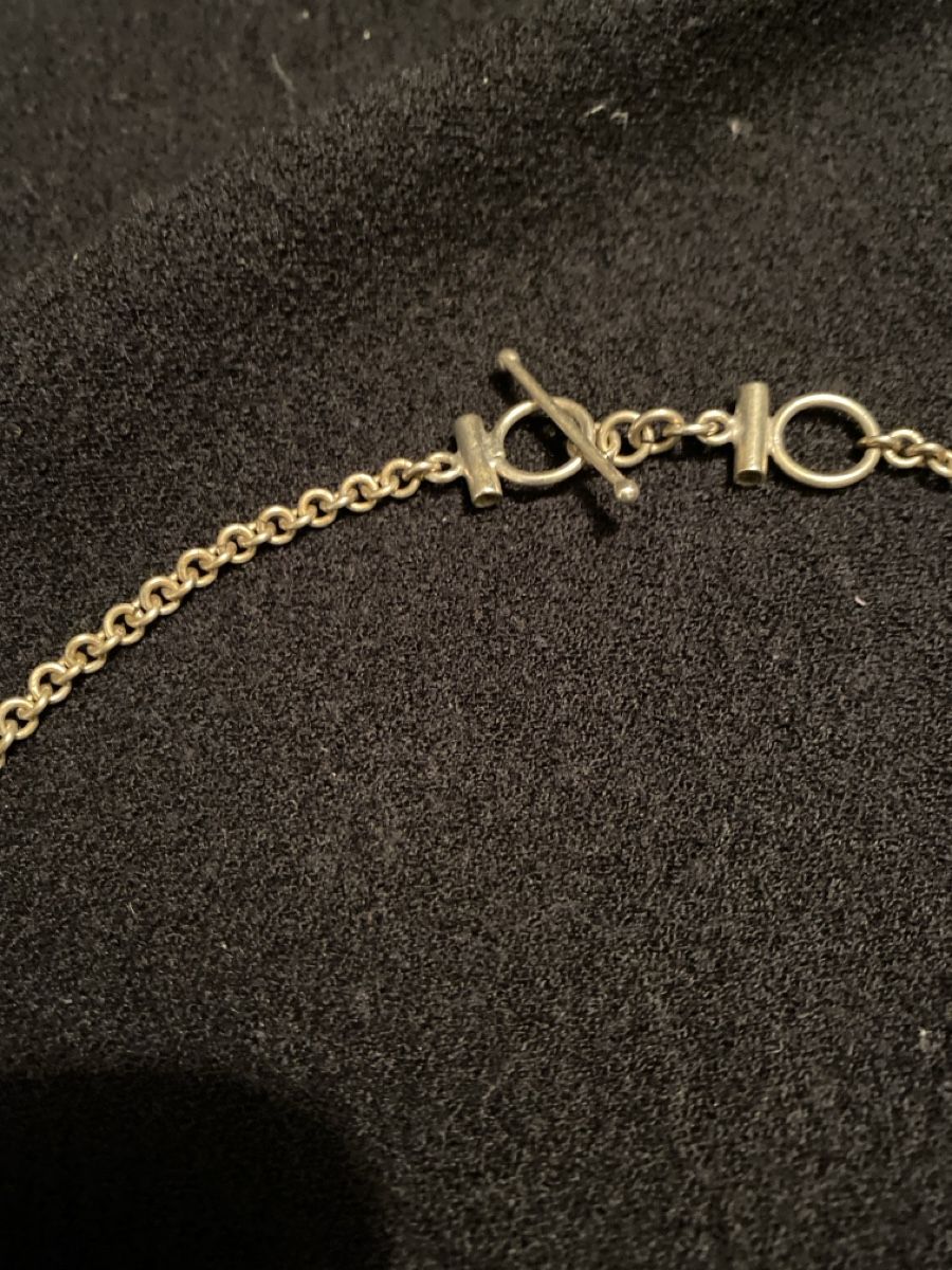 Catenine: Statement Kette Silberfarben, Modeschmuck Herbst-Look – Usato da Dübendorf venduto da cchiarello 2