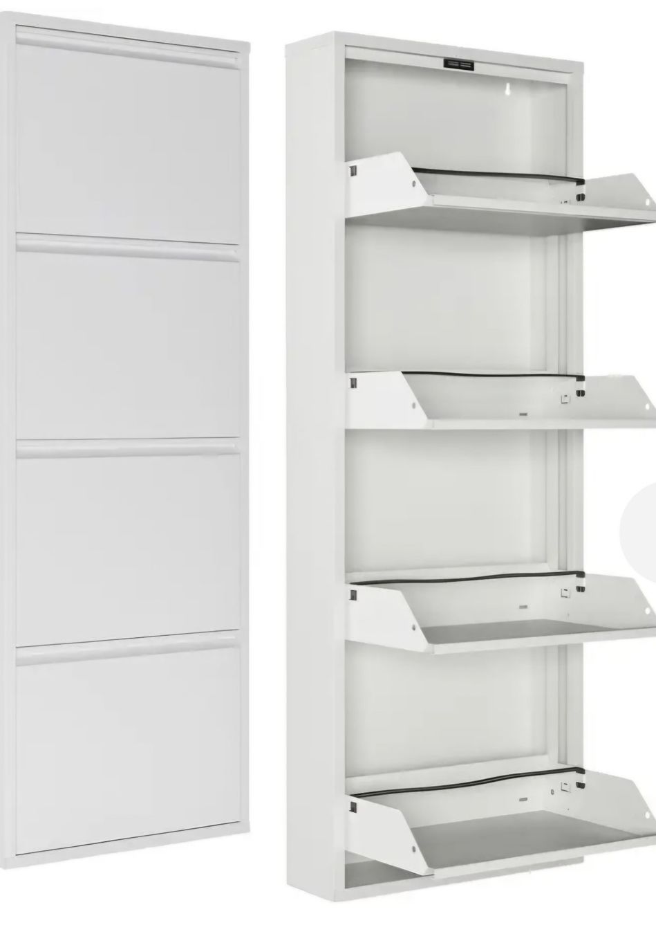 Livique Schränke: Schuhschrank, Metall weiss – Neu und originalverpackt aus Zuchwil von ret_shw8 1